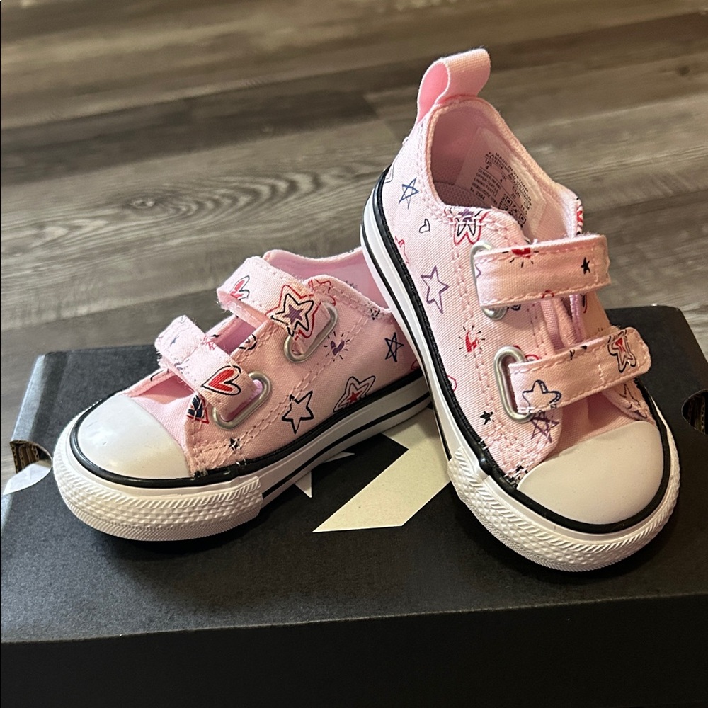 Converse Pink Star Kids Sneakers